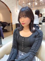 ロンド エスポワール 錦糸町(Lond espoir)&nbsp;ウェーブミディアムメルティカラー×レイヤーカット韓国[錦糸町]