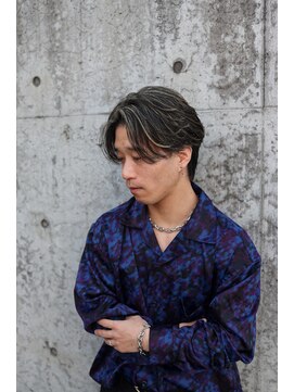 ハニー(HONEY) フェザーパーマ/ニュアンスパーマ/メンズハイライト