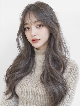 プティ(PUTY) 三宮 韓国レイヤーカット 顔まわりカット オリーブベージュ