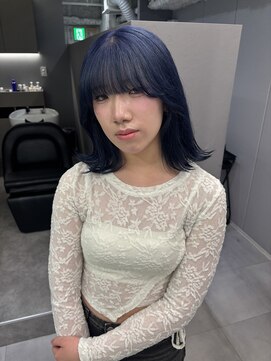 ロテ 名古屋 名駅店(Lote.) ホワイトグレージュ/デジタルパーマ/チェリーブラウン