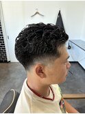 オールバック短髪フェード！
