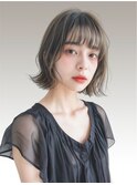 切りっぱなしボブ