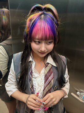 ロテ 名古屋 名駅店(Lote.) ミディアムヘア/デザインカラー/フェイスフレーミング/名古屋