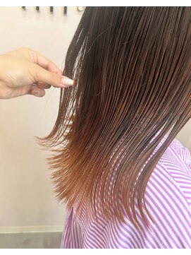 リリバイシエル(lili by CieL) オレンジ×グラデーションカラー