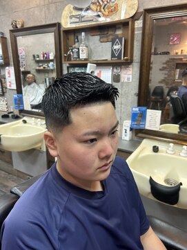 アールズ ヘア(R's hair) MEN’S HAIR/ブルーブラック/フェザーパーマ/ 印西　印西市