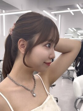 アマトウキョウ アユンチェ(AMA TOKYO×AYUNCHE) 韓国スタイル/ナチュラルくびれへア_くびれ巻き_レイヤーカット