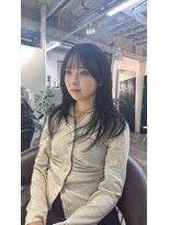 アフィナー 新宿(Afinar)&nbsp;ブリーチハイライト髪質改善ダブルカラーレイヤーカット/新宿駅