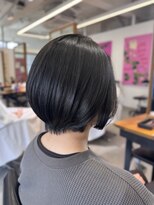 サニーズ(SUNNY'S by CONKS)&nbsp;ヘアドネからバッサリ！丸みショートボブ！