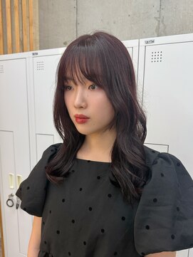 アロ 大阪梅田(alo) 暖色カラー/ボルドーブラウン