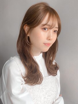 リヤン 表参道(lyann) うるツヤ前髪ワンカール艶感レイヤーカットアンブレラカラー