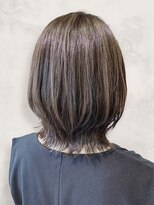 エルプラスヘアー 平尾店(L+hair) 20代30代40代髪質改善カラーアッシュベージュ艶感ストレート