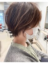 ニコ 姫路(nico)&nbsp;白髪ぼかしでツヤ感重視ボブ