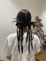 ライド ヘアー(RIDE HAIR) ツインテールアレンジ