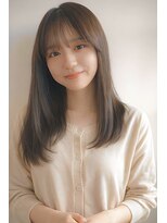 リム(RiM...)&nbsp;【2,30代】大人可愛シースルバング×ナチュラルスモークアッシュ