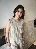アクシス 栄店(`AXIS)&nbsp;ピンクベージュ/アンブレラカラー/クールショート/前髪/栄矢場町