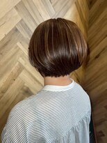 アース 岩槻店(HAIR&MAKE EARTH)&nbsp;デザインカラーショートボブ