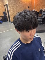 アディクト オム(ADDICT HOMME)&nbsp;緩めシャドウパーマ