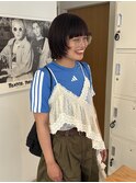 レイヤーボブ/ボルドーカラー【千葉駅】