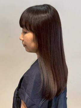 オンフ(ONFFO) 前髪カット 縮毛矯正 髪質改善ストレート ロング 艶髪 20代 30代