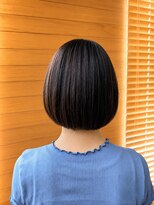 オーガニックエコ 川越(organic+eco)&nbsp;夏におすすめコンパクトボブ/ブリーチなしカラー/艶髪小顔