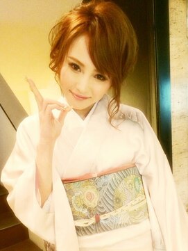 ヘアーセットサロン ピンキー(Hairset Salon Pinky) Pinky☆ルーズお着物アップ