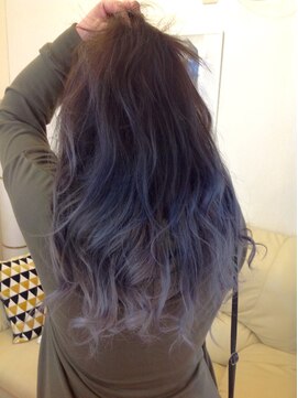 ヘアーアンドビューティー ルーツ(hair&beauty #roots) グラデーション×ブルーグレー