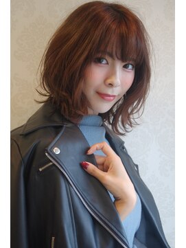 カームヘアー(CALM HAIR) 小顔に見える外ハネ系ロブ