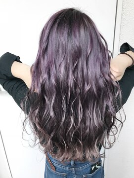 オーティティ(O-TETE) O-tete パープルグラデーションビフォーアフター