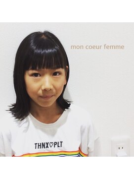 モンクール ファム(mon coeur femme) 切りっぱなしボブ