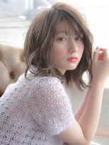 ルティア 池袋(Lutia)&nbsp;ミルクティカラー シースルーバング