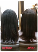 髪質改善縮毛矯正[タイトストレート/サラサラ/うる艶]30代/40代