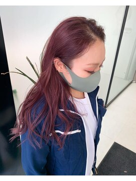 プシューケ(Hair salon PSYCHE) Cassis pink color