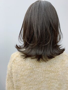 ネウィ グランデ 横浜(newi grande) 大人かわいいくびれミディラベンダーインナーカラー