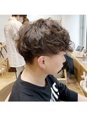 【Chill】外国人風サイドグラデーションスリークショート渋谷◎