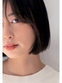 大人のストレートボブ