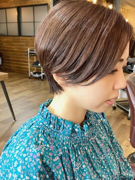 ボレロ(bolero) 【bolero】ハンサムショート×スモーキーベージュ