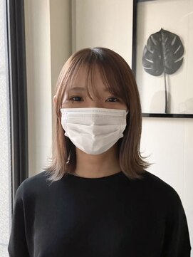 カミットチャーチ(KAMITTO CHUUCH) 外ハネボブ×ミルクティベージュ