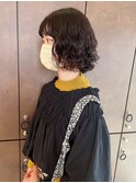 くるくるボブパーマ