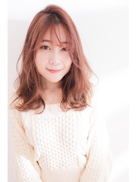 ドットクー(.COEUR) ゆるふわ大人かわいいミディー☆【髪質改善カラー・シースルー】