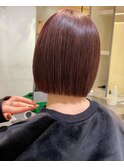 ぱつっとボブ
