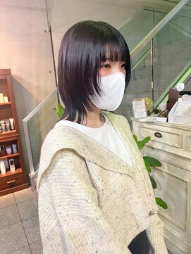 ヘアーデザイン アルエ(HAIR×design ARUE) 黒髪のウルフカット