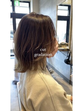 キャリフヘアストア(CALIF hair store) cut gradation　color