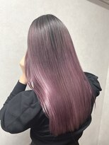 ヴィフ 大船(VIF)&nbsp;シャドールーツバレイヤージュ/ツヤ髪スタイル/ハイトーンカラー