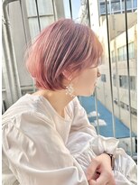 コクリ(kokuri) short  bob pink beige