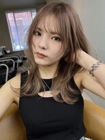 サイン 表参道(SIGN)&nbsp;ショートヘアグレージュカラーデザインカラーシルキーベージュ