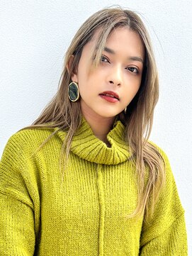 ドーチェ 平野(DOCHE) ホワイトベージュ×センターパート