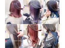 《*多種多様なインナーカラー*》普通とは違うインナーカラー提案◎[ケアブリーチ/新宿/イルミナカラー]