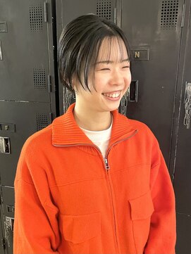 ヘアーアイストゥーレ(HAIR ICI TRE) 小顔ハンサムショートアッシュブルーブラック