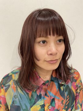 ハナ ビューティーヘアー(hana.) 春っぽピンクカラー