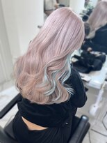 ランテルディ 渋谷(LANTERDIT)&nbsp;インナーカラー　ケアブリーチ　ハイトーン　シルバーカラー